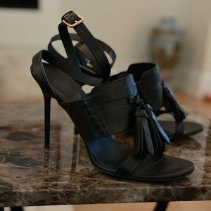 Burberry Tasselled Leather Sandals
